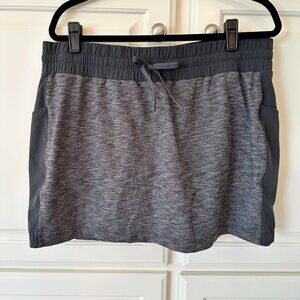 Athleta Excursion Hybrid Skort, Gray, #405667, Size XL